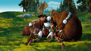 The Wild Robot Friendship Wallpaper