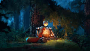 The Wild Robot Reading Wallpaper