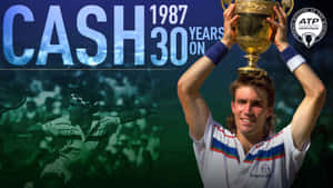 The Wimbledon First Champion Pat Cash Poster Wallpaper