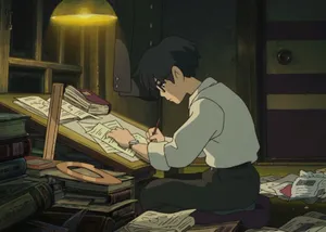 The Wind Carries The Protagonist Of The Wind Rises In Pursuit Of His Dreams. Wallpaper