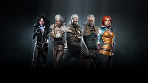 The Witcher 1920x1080 Game Characters Wallpaper