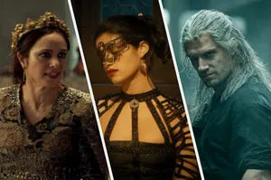 The Witcher Characters Gathered In Action Wallpaper