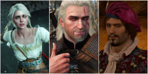 The Witcher Characters Gathered Together Wallpaper