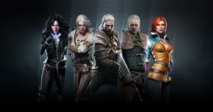 The Witcher Characters Gathered Together Wallpaper