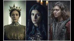 The Witcher Characters, Heroes In Action Wallpaper