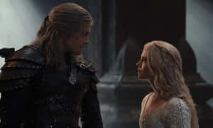 The Witcher Characters In Action Wallpaper