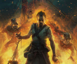 The Witcher Gwent Duel Under Moonlight Wallpaper