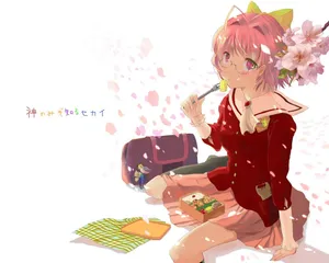 The World God Only Knows Eating Wallpaper