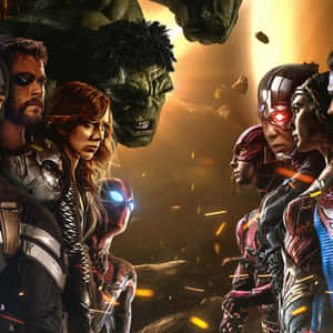 The World Of Marvel At The Touch Of Your Fingertips Wallpaper