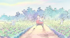 The Yamada Family Enjoying A Beautiful Sunset Wallpaper