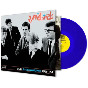 The Yardbirds Live Blueswailing July '64 Vinyl Cover Wallpaper