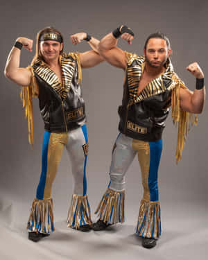 The Young Bucks Nick And Matt Jackson Photoshoot Wallpaper