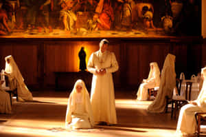 The Young Pope Prayerful Moment Wallpaper