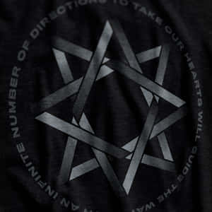 Thelema Symbol On Galaxy Background Wallpaper