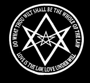 Thelemic Symbol On An Ancient Background Wallpaper