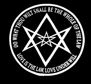 Thelemic Symbol On An Ancient Background Wallpaper