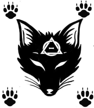 Therian Fox Symbol Art Wallpaper