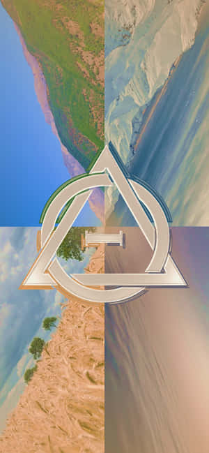 Therian Symbol Nature Collage Wallpaper