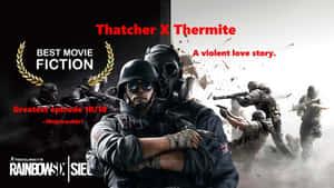 Thermite In Action In Rainbow Six Siege Wallpaper