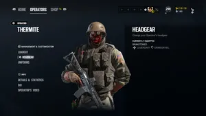 Thermite In Action: Rainbow Six Siege Wallpaper