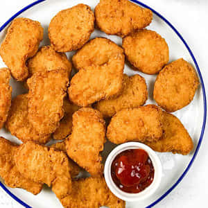 These Delicious Chicken Nuggets Are Sure To Please! Wallpaper