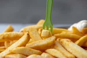 Thick Potato Fries Wallpaper