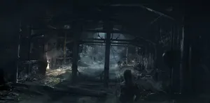 Thief In Abandoned House Wallpaper