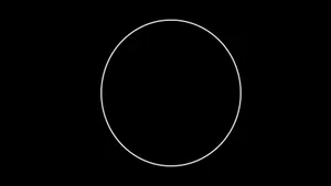 Thin Circle Outline Wallpaper