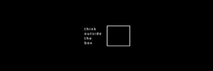 Think Outside The Box Twitter Header Wallpaper