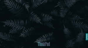 Think Pad Fern Pattern Wallpaper Wallpaper