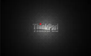 Think Pad Logo Dark Background Wallpaper