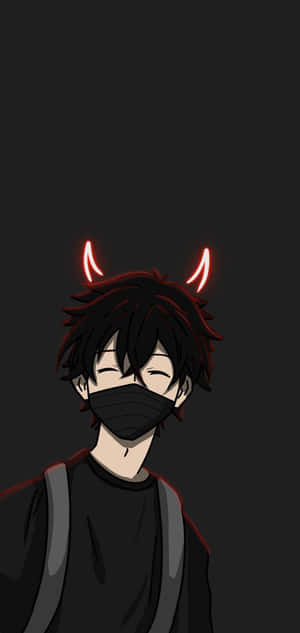 This Dark Anime Boy Has A Mysterious Presence Wallpaper