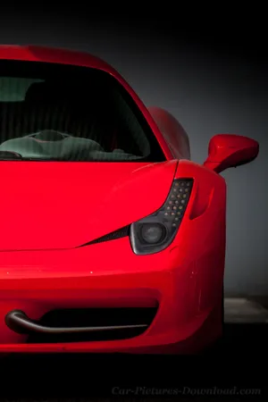 This Red Car Looks Amazing On The New Iphone Wallpaper