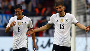 Thomas Muller And Mesut Ozil Germany National Football Team Wallpaper