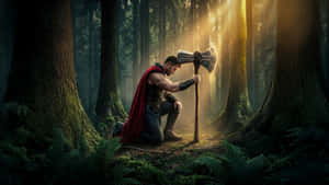 Thor In The Enchanted Forest Wallpaper
