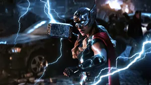 Thor Love And Thunder Mighty Thor Wallpaper