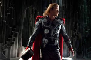 Thor Suited Up In His Asgardian Armor Wallpaper