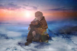 Thorfinn Abovethe Cloudsat Dusk Wallpaper