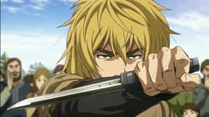 Thorfinn Readyfor Battle Wallpaper