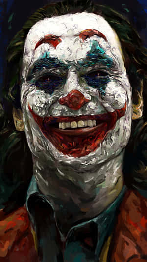 Thought-provoking Joker Painting Wallpaper