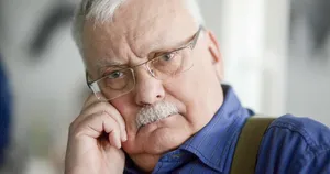 Thoughtful Author Portrait Wallpaper