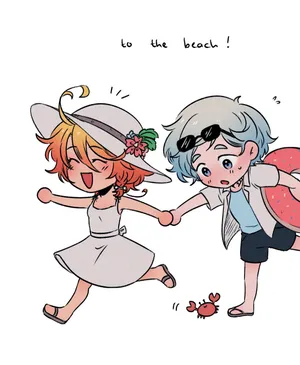 Thoughtful Norman From The Promised Neverland Anime Series Wallpaper