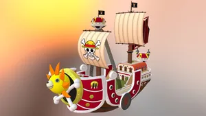 Thousand Sunny, The Iconic Vessel Of The Straw Hat Pirates Wallpaper
