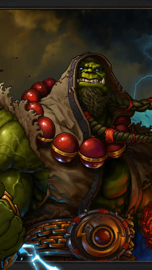 Thrall - The Powerful And Wise Orc Shaman Wallpaper