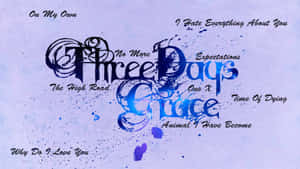 Three Days Grace Band Logo Wallpaper