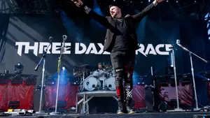 Three Days Grace Live Performance Wallpaper