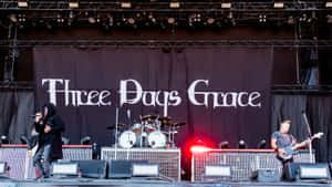 Three Days Grace Live Performance Wallpaper