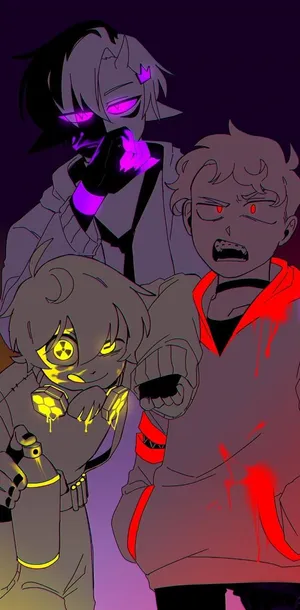 Three Friends Enjoying A Sunshine Day, Sitting Side-by-side On A Cozy Bench. Wallpaper