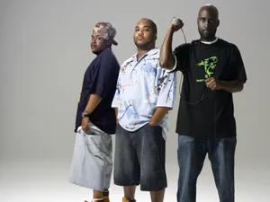 Three Iconic Members Of De La Soul - Posdnous, Dave And Maseo Wallpaper