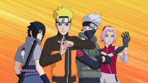 Three Of The Legendary Ninja - Naruto, Sasuke And Kakashi Wallpaper